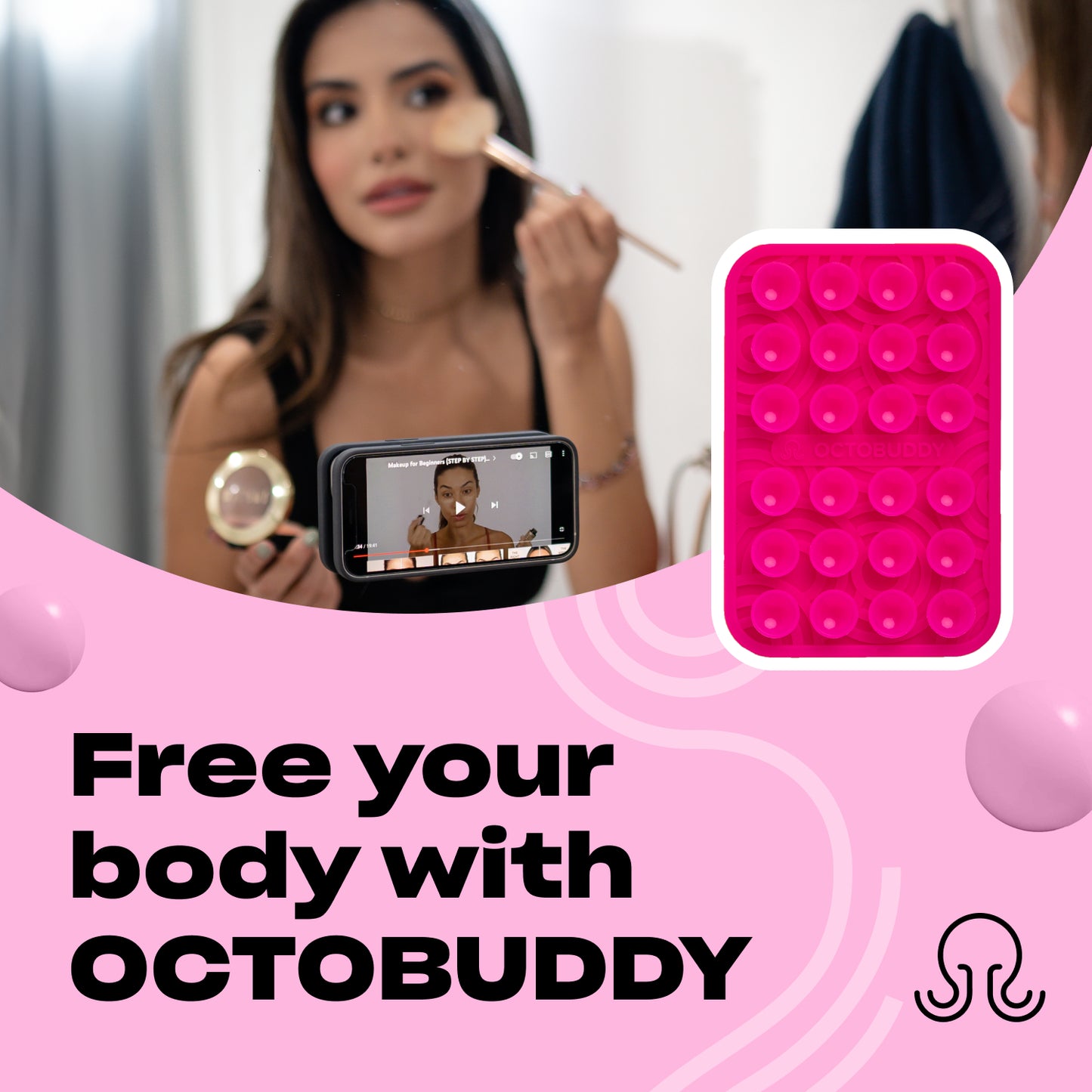 OCTOBUDDY Suction Mount Textured