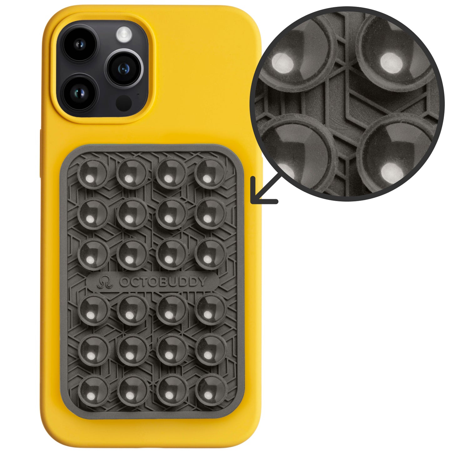OCTOBUDDY High-Tech Textured Suction Mount