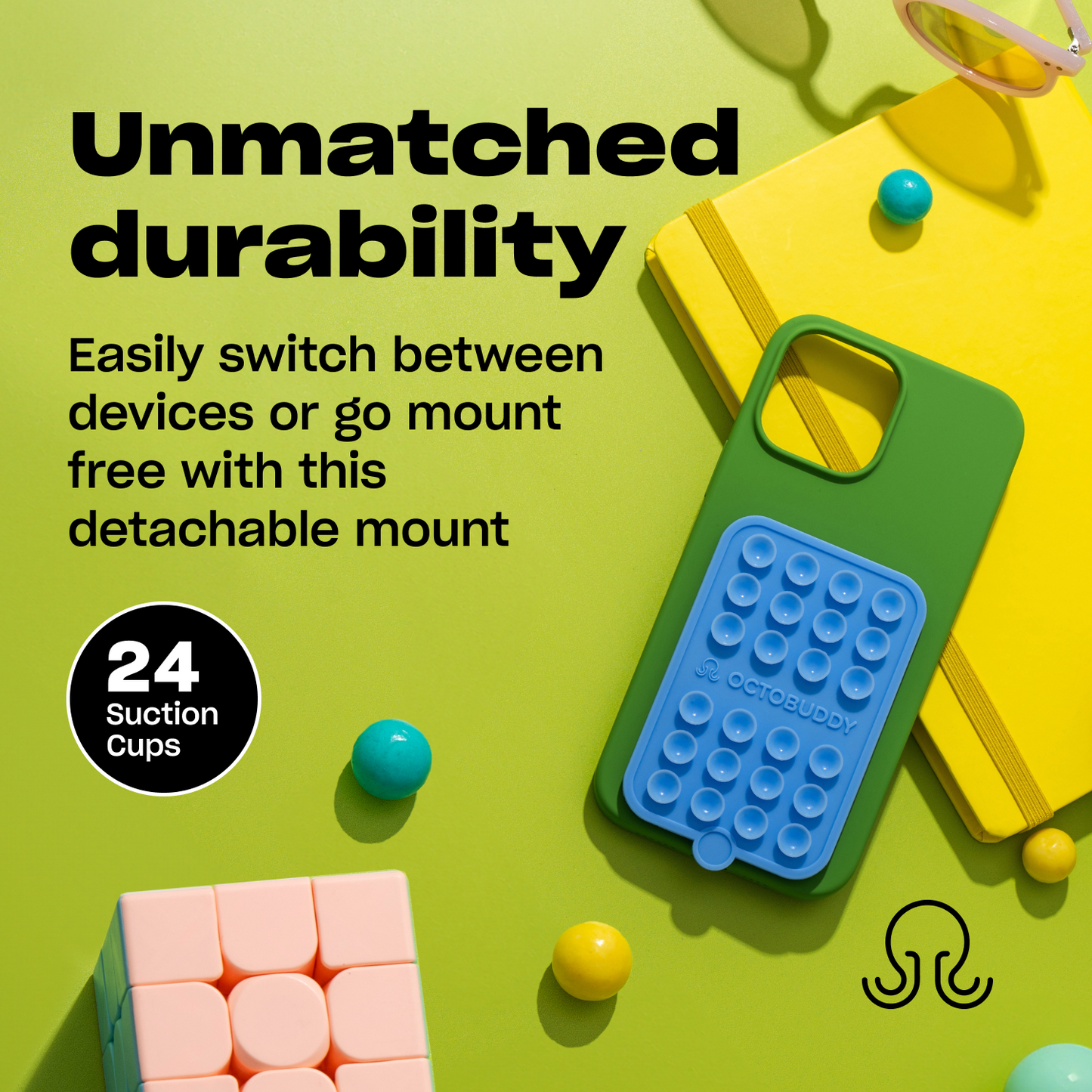 OCTOBUDDY Suction Mount Double