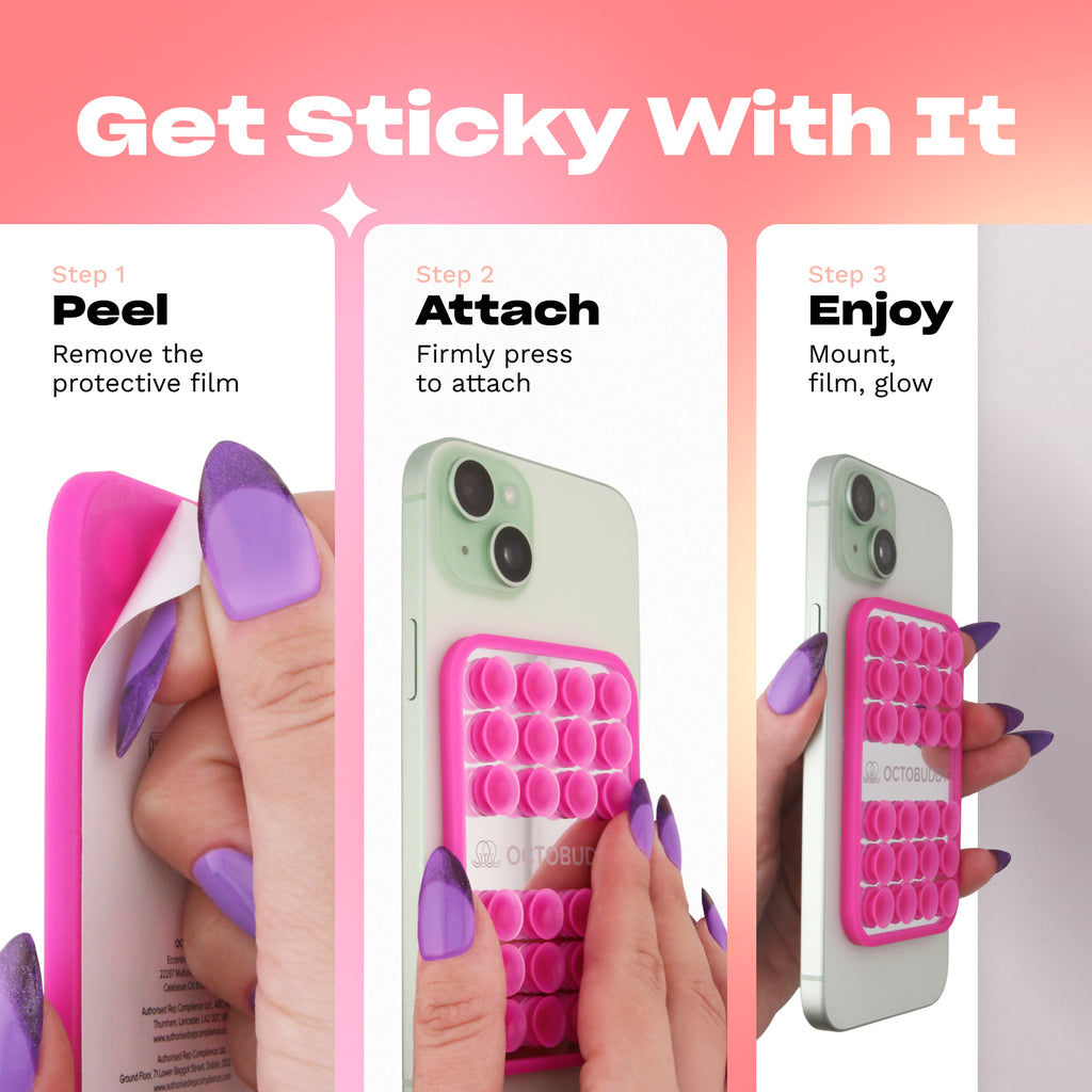OCTOBUDDY Mirror – Supporto A Ventosa Con Specchio Per Selfie E Video A Mani Libere!